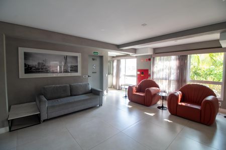 Apartamento para alugar com 26m², 1 quarto e 1 vaga Apartamento para alugar com 26m², 1 quarto e 1 vagaHall Social