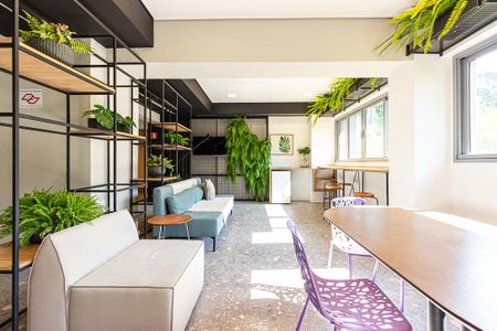 Studio para alugar com 24m², 1 quarto e sem vaga Studio para alugar com 24m², 1 quarto e sem vagaHall