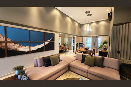 Casa de condomínio à venda com 297m², 3 quartos e 4 vagasSala