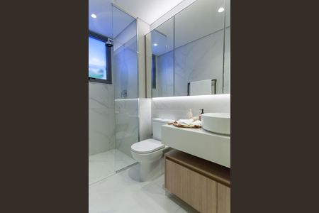 Apartamento à venda com 138m², 4 quartos e 3 vagasBanheiro da Suíte 1