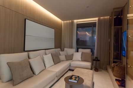 Sala de TV de apartamento à venda com 4 quartos, 138m² em Vila da Serra, Nova Lima