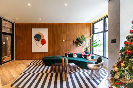 Studio à venda com 30m², 1 quarto e sem vaga Studio à venda com 30m², 1 quarto e sem vagaHall