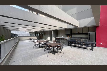 Studio para alugar com 24m², 1 quarto e sem vagaChurrasqueira