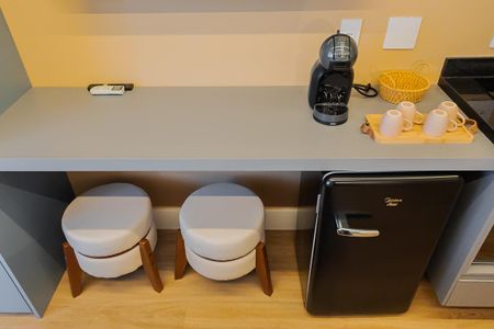 Studio à venda com 21m², 1 quarto e sem vagaCozinha