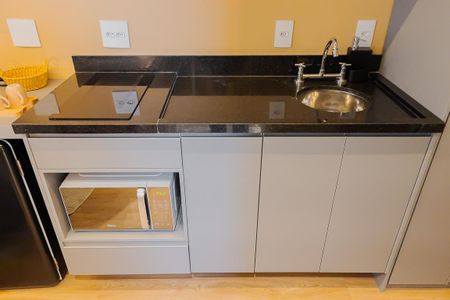 Studio à venda com 21m², 1 quarto e sem vagaCozinha