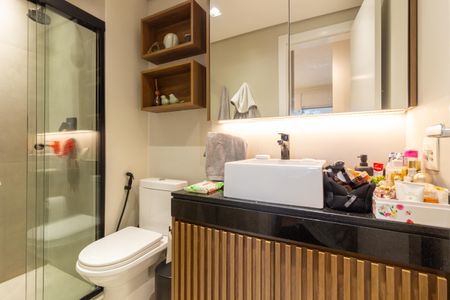 Apartamento à venda com 58m², 1 quarto e 1 vagaBanheiro da Suíte