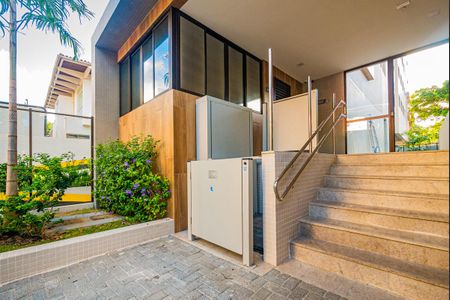 Apartamento para alugar com 25m², 1 quarto e sem vagaFachada e portaria