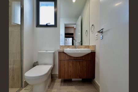 Studio à venda com 33m², 1 quarto e sem vaga Studio à venda com 33m², 1 quarto e sem vagaBanheiro