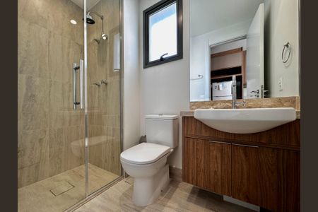 Studio à venda com 33m², 1 quarto e sem vaga Studio à venda com 33m², 1 quarto e sem vagaBanheiro