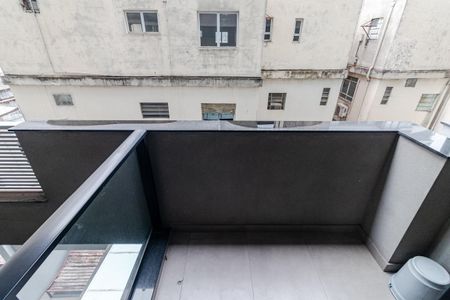 Studio à venda com 32m², 1 quarto e sem vagaVaranda