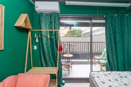 Apartamento para alugar com 23m², 1 quarto e sem vagaVaranda