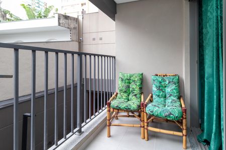 Apartamento para alugar com 23m², 1 quarto e sem vagaVaranda