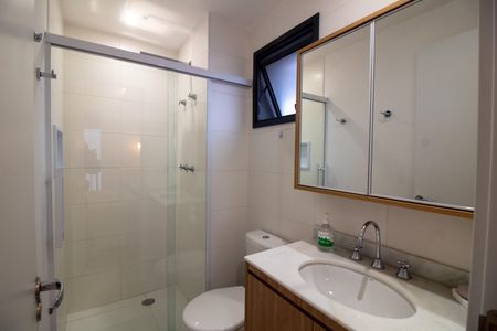 Studio para alugar com 26m², 1 quarto e sem vaga Studio para alugar com 26m², 1 quarto e sem vagaBanheiro