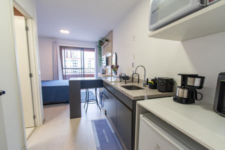 Studio para alugar com 26m², 1 quarto e sem vaga Studio para alugar com 26m², 1 quarto e sem vagaCozinha