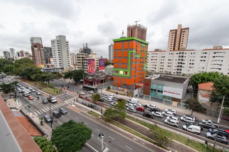 Studio para alugar com 26m², 1 quarto e sem vaga Studio para alugar com 26m², 1 quarto e sem vagaVista da varanda