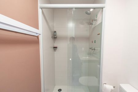 Studio para alugar com 26m², 1 quarto e sem vaga Studio para alugar com 26m², 1 quarto e sem vagaBanheiro