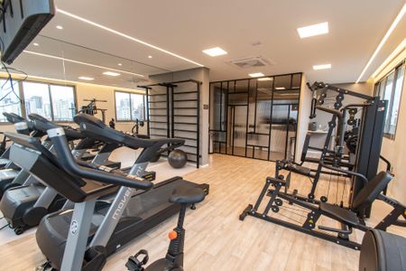 Studio para alugar com 26m², 1 quarto e sem vaga Studio para alugar com 26m², 1 quarto e sem vagaAcademia