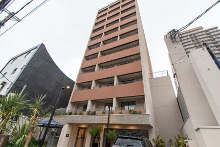 Studio para alugar com 26m², 1 quarto e sem vaga Studio para alugar com 26m², 1 quarto e sem vagaFachada