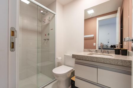 Studio para alugar com 26m², 1 quarto e sem vaga Studio para alugar com 26m², 1 quarto e sem vagaBanheiro