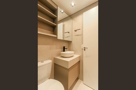 Apartamento para alugar com 27m², 1 quarto e sem vaga Apartamento para alugar com 27m², 1 quarto e sem vagaBanheiro da Suíte