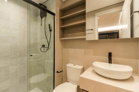 Apartamento para alugar com 27m², 1 quarto e sem vagaBanheiro da Suíte