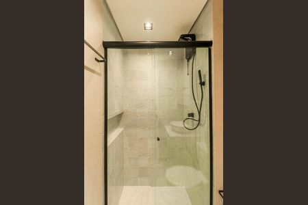 Apartamento para alugar com 27m², 1 quarto e sem vaga Apartamento para alugar com 27m², 1 quarto e sem vagaBanheiro da Suíte