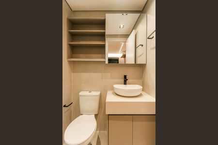 Apartamento para alugar com 27m², 1 quarto e sem vaga Apartamento para alugar com 27m², 1 quarto e sem vagaBanheiro da Suíte