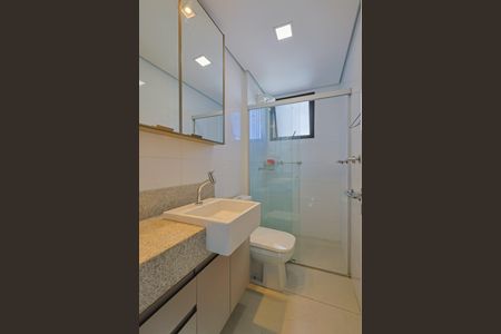 Apartamento à venda com 76m², 3 quartos e 2 vagasBanheiro da Suíte