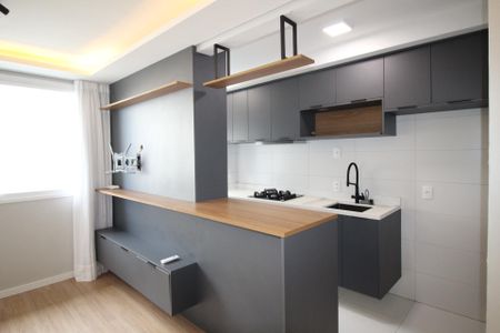 Cozinha de apartamento à venda com 3 quartos, 68m² em Cristo Redentor, Porto Alegre
