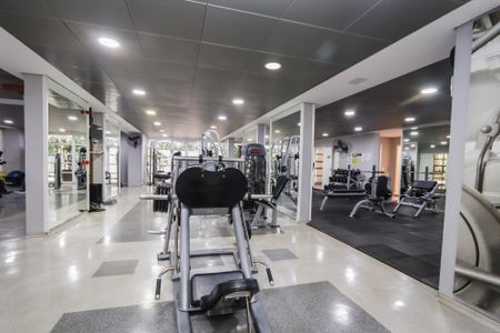 Apartamento para alugar com 48m², 1 quarto e 1 vaga Apartamento para alugar com 48m², 1 quarto e 1 vagaÁrea comum - Academia