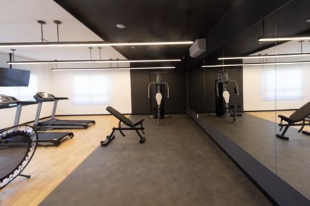 Apartamento à venda com 28m², 1 quarto e sem vaga Apartamento à venda com 28m², 1 quarto e sem vagaÁrea comum - Academia