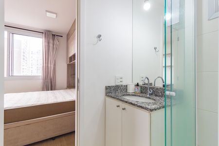Studio para alugar com 20m², 1 quarto e sem vaga Studio para alugar com 20m², 1 quarto e sem vagaBanheiro