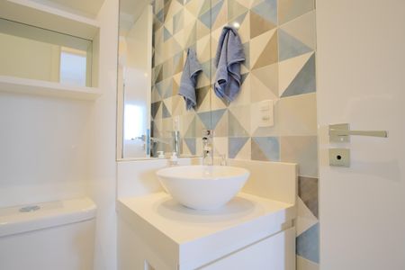 Apartamento à venda com 59m², 2 quartos e 1 vagaBanheiro Social