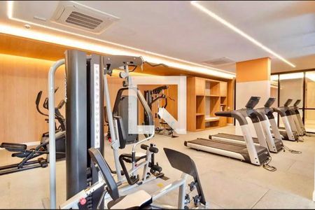 Apartamento à venda com 35m², 1 quarto e sem vaga Apartamento à venda com 35m², 1 quarto e sem vagaÁrea comum - Academia