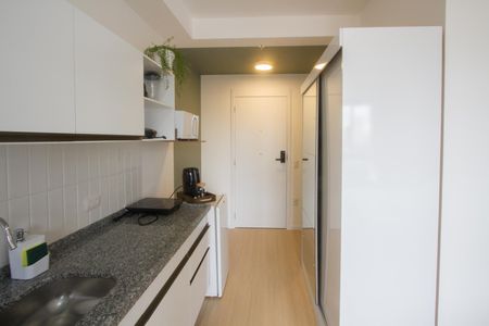 Studio para alugar com 24m², 1 quarto e sem vaga Studio para alugar com 24m², 1 quarto e sem vagaCozinha