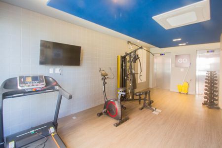 Studio para alugar com 24m², 1 quarto e sem vaga Studio para alugar com 24m², 1 quarto e sem vagaÁrea comum - Academia