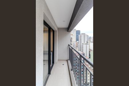 Studio para alugar com 26m², 1 quarto e sem vagaVaranda