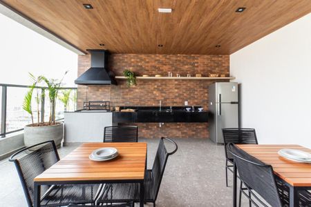 Studio para alugar com 26m², 1 quarto e sem vagaChurrasqueira