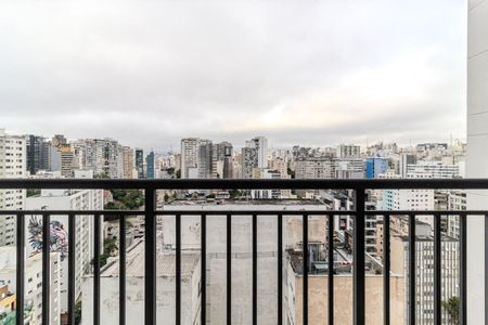 Studio para alugar com 26m², 1 quarto e sem vagaVaranda 