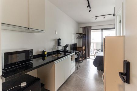 Studio à venda com 25m², 1 quarto e sem vagaCozinha