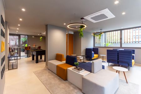 Studio à venda com 25m², 1 quarto e sem vagaCoworking