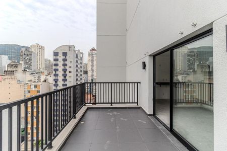 Apartamento à venda com 107m², 1 quarto e 1 vagaVaranda