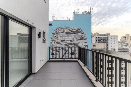Apartamento à venda com 107m², 1 quarto e 1 vagaVaranda