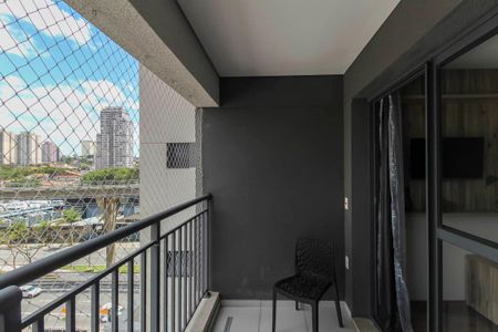 Varanda Studio  de apartamento à venda com 1 quarto, 26m² em Jardim Independência (São Paulo), São Paulo