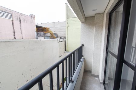 Studio para alugar com 26m², 1 quarto e sem vagaVaranda