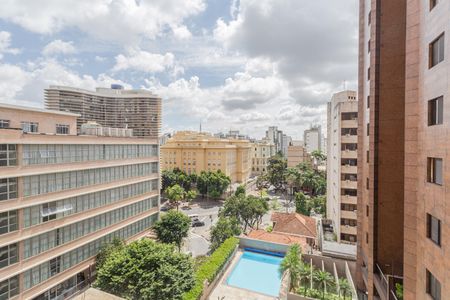 Vista da Sala de apartamento para alugar com 3 quartos, 90m² em Funcionários, Belo Horizonte