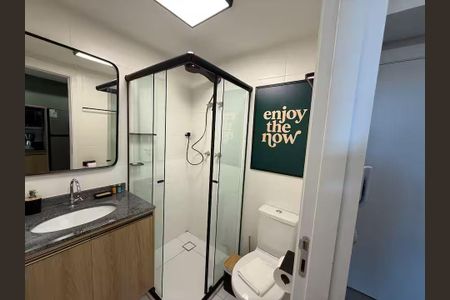 Studio à venda com 26m², 1 quarto e sem vaga Studio à venda com 26m², 1 quarto e sem vagaBanheiro