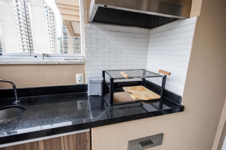 Apartamento à venda com 75m², 1 quarto e 2 vagasChurrasqueira