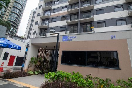 Apartamento para alugar com 27m², 1 quarto e sem vaga Apartamento para alugar com 27m², 1 quarto e sem vagaFachada e portaria