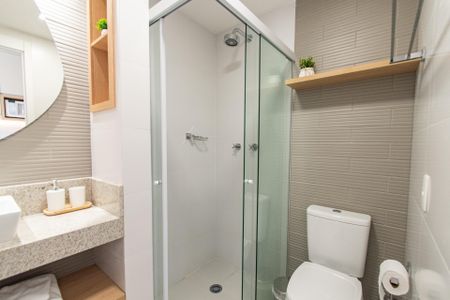 Studio à venda com 21m², 1 quarto e sem vaga Studio à venda com 21m², 1 quarto e sem vagaBanheiro